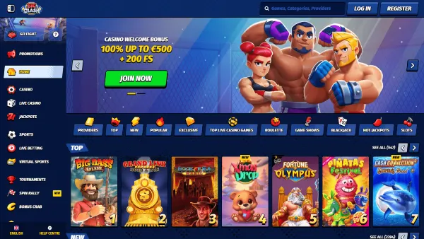 BigClash Casino na mobitelu